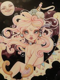 campycrush:  MOON VIXEN : ARTIST RUDY FIG  “Moon” by Rudy