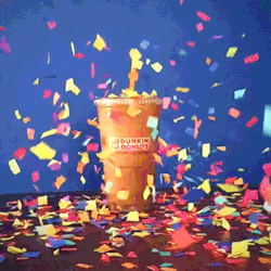 dunkindonuts:  The ultimate party favor.