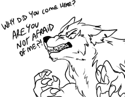 rowannero:  fizzy-dog:ask your local werewolf on a date you won’t