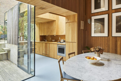 thenordroom:London home with all-wood kitchen  THENORDROOM.COM