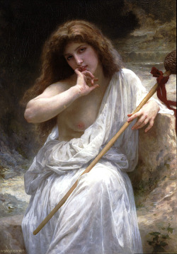 baciodellarte:   Bacchante, 1899, William-Adolphe Bouguereau