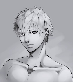 riiko23:  Sketch + Painting practice =w= Noiz and Virus from