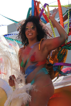   Body painted carnival from Cape Verde, photographed by Carlos Reis.  