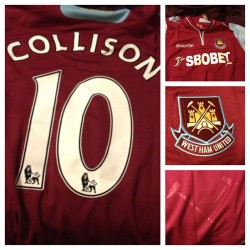 My new shirt! #COYI #WHUFC #west #ham #united #collison #10 #loveit