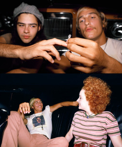 fuckyeah1990s:  Dazed and Confused (1993) [behind the scenes]