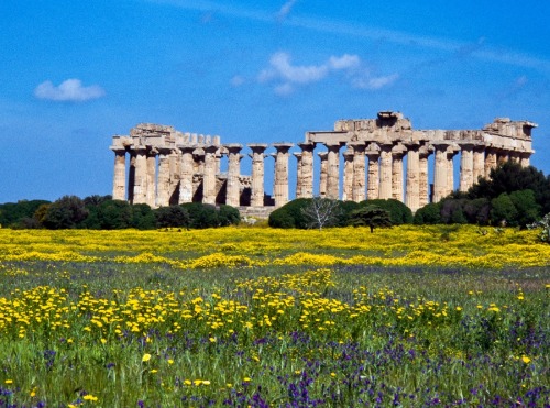 Ancient gods (Greek temple ruins in Athens)