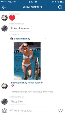 plottwistiamlindsaylohan:  my friends and I have a group chat