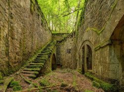  Ruins of an old,abandoned fort in France. In my mind’s eye,