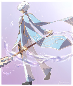 flynnderella:  ✨ Mikleo in all his glory ✨ or so… Hey,