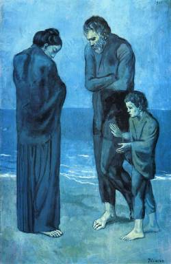 infinite-vertigo:  The tragedy, by Pablo Picasso. 