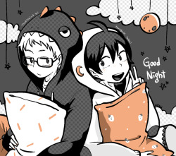 hau-oneroom:  haikyuu!!_tsukishima x yamaguchi 츳키얌구