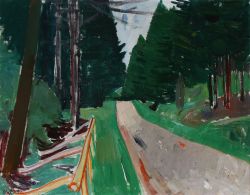 thunderstruck9:  Olaf Rude (Danish, 1886-1957), Forest Road.