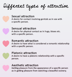 cannibal-rainbow:  Different types of attraction: sexual, sensual,