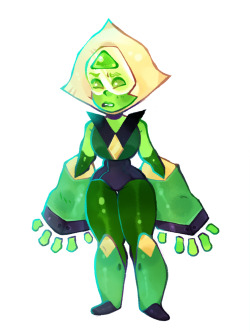 kittenpillar:  just wanted to mess around with Peridot’s design