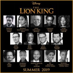 animations-daily:  The Lion King Live Action cast coming Summer