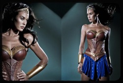 hottestcosplaygirls:  Megan Gale as Wonder Woman (Justice League