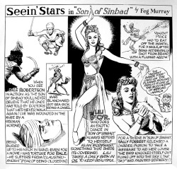 Lili St. Cyr appears in newspaper cartoonist Feg Murray’s