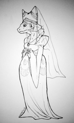 staff:  spikesux:  The Lizard Queen, for isopropyldreams, hope
