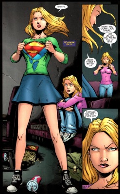 this-lloyd:  Batgirl (Stephanie) and Supergirl (Kara) at the