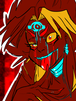 sneakyshitcatspit:  i wanted to draw Yami Marik but didn’t