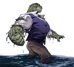 manalon:  Day 15 of Villain Month - Killer Croc  Partly inspired