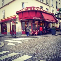 Where Amelie worked. #paris  (at Café des Deux Moulins)