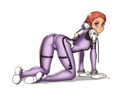 requiemdusk:  Even more Mayumi - she’s got a cute butt though,