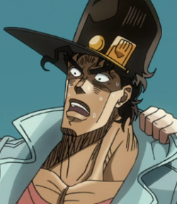 t0ah:  Oingo as Jotaro: great faces   My favorite Jotaro is