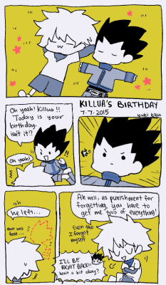 winter-cakes:  I actually wanted to draw a comic on why Killua