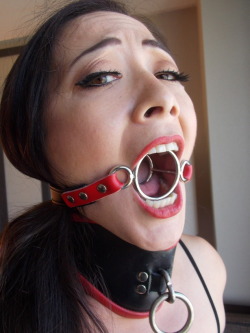 troykingauthor: Ring gag and tongue depressor in one lethal combination.