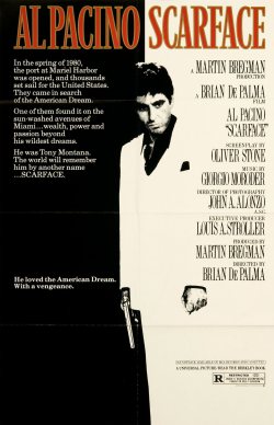 30 YEARS AGO TODAY |12/9/83| The movie, Scarface, is released