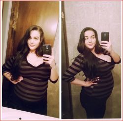 athenablaze:  Baby bump updates. 6 months along! Lookin like