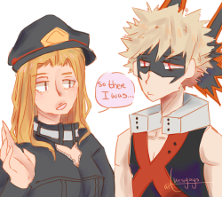 tuesyays-art:bakugou and camies relationship is the equivalent