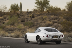 desertmotors:  1967 Toyota 2000GT  With the southwest in thr