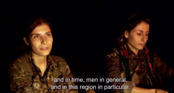 setbabiesonfire:  googleforbrains:  Kurdish woman speaking about