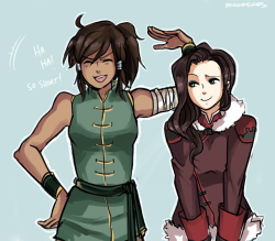 beroberos:  AU where Korra and Asami knew eachother when they