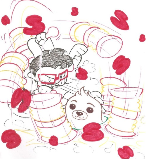 pepperemi:  Mole Hammers aka Markiplier’s The Sorest Loser I Have Ever Seen In My Life*I thought drawing them in a style similar to the game’s would be more fitting than what I usually do