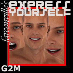 Another  facial expression pack for G2M from farconville! A mix