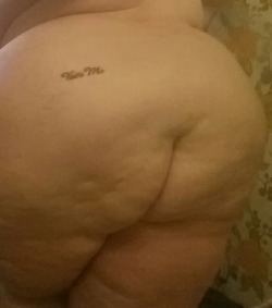 wickedlywenchy:  Someone asked about my butt tattoo.  Blurry
