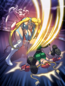 zeon-kaiju:R. Mika bringing the pain to Cammy White in this upcoming