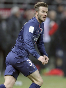 malecelebbuttlover:  David Beckham English footballer and model