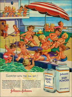 1950sunlimited:  Johnsons Baby Powder c. 1950s 1950sunlimited@Flickr