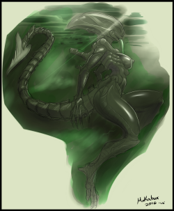 dragondeviant:  Female Xenomorphs for fairfutalady   (source: