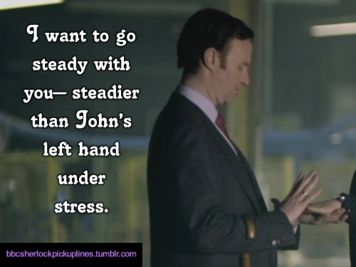 tumblr photo bbcsherlockpickuplines 0