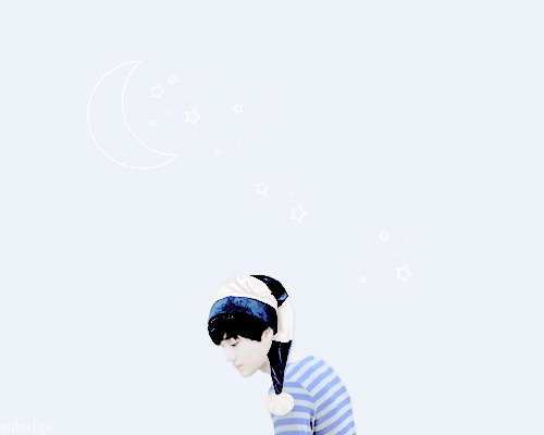 wubulge:   sleep & light blue kai for petitekai   