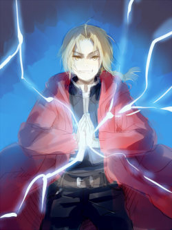 routasu:  Edward Elric I doodled in yesterday’s stream.