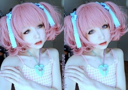 anzujaamu:  Same lenses, different wigs!Lenses are Dolly Eye