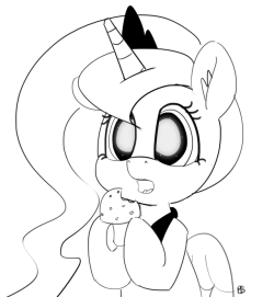 pabbley: Topic was - Luna eating things wrong She ate the wrong