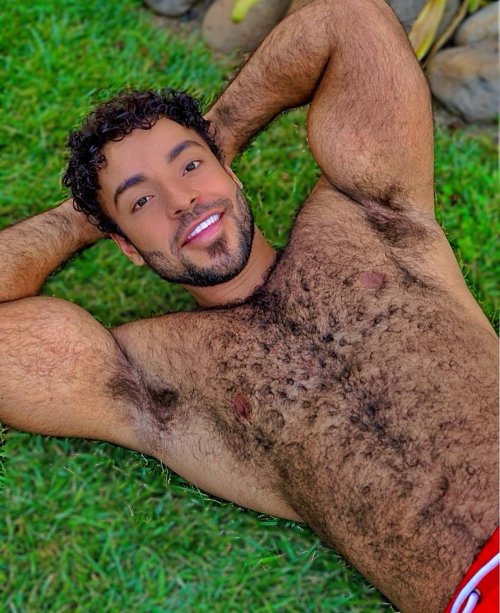 adammitchlove:  Sexy cute guy with Amazing Hairy Chest, Hairy