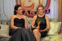 rayoflight77:  Zoie Palmer & Anna Silk @Canadian Screen Awards